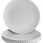 Talerze papierowe białe jednorazowe 23cm 50szt