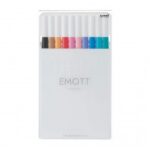 Pisaki flamstry EMOTT No.2 pastelowe kolory 10szt