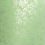 Karton ozdobny LIŚCIE jasno zielony 250g 20 ark