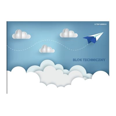 Blok techniczny Top 2000 Basic A4/10 biały - Arioo.pl