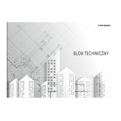 Blok techniczny Top 2000 Basic A4/10 biały - Arioo.pl