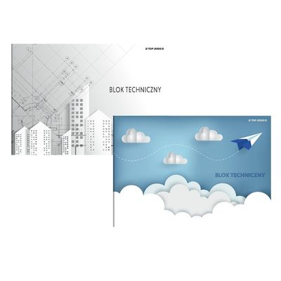 Blok techniczny Top 2000 Basic A4/10 biały - Arioo.pl