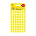 Etykiety AVERY 8mm kółka do oznaczania żółte - Arioo.pl