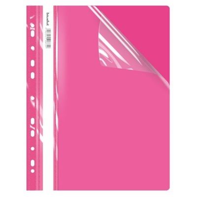 Skoroszyt BIURFOL wpinany twardy A4 różowy - Arioo.pl