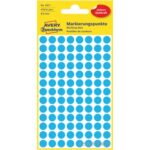 Etykiety AVERY 8mm kółka do oznaczania niebieskie