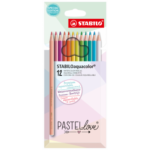 Kredki akwarelowe STABILO AQUACOLOR PASTELLOVE 12k