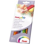 Kredki ołówkowe PENTEL 12 kolorów