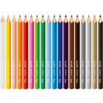 Kredki ołówkowe TETIS 12 kolorów JUMBO KO002-JB - obrazek 2