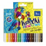 Kredki ołówkowe TETIS JUMBO okrągłe 18 kolorów