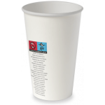 Kubek papierowy Clarina 400ml 50szt. biały DO DALSZEJ ODSPRZEDAŻY BEZ SUP!