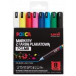 Marker UNI POSCA PC-1MR komplet 8 szt