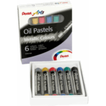 Pastele olejna Pentel 6kol metaliczne PHN-M6