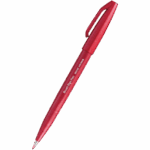 Pisak pędzelkowy PENTEL SES15C czerwony