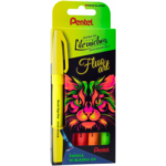 Pisaki pędzelkowe Pentel SES15C Fluo art 5 sztuk