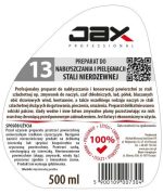 Preparat do nabłyszczania powierzchni ze stali szlachetnej Jax 13 500 ml - obrazek 2