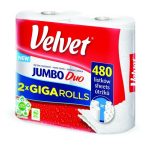 Ręcznik w roli celulozowy VELVET JUMBO DUO 2 warstwy 2 rolki 2x240 listków