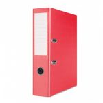 Segregator BASIC-S z szyną, PP, A4/75mm, Czerwony