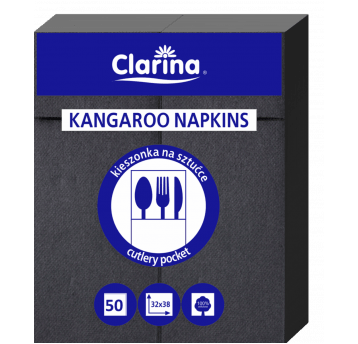 serwetki-kangurki-clarina-38x32cm-a-50-czarne-5738-08a86a1f9ba54f1893607bfde596a4fb-4740bdaf Serwetki kangurki na sztućce 38x32cm czarne 50 sztuk 2 warstwy - obrazek 1