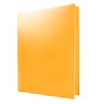 Skoroszyt plastikowy TETIS pomarańczowy