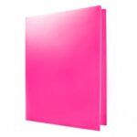 Skoroszyt plastikowy TETIS różowy