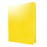 Skoroszyt plastikowy TETIS żółty
