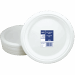 Talerz okrągły duży 26cm CLARINA 50 sztuk