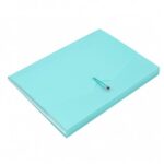 Teczka harmonijkowa 12 przegród zielona pastelowa