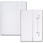 Teczka z gumką A4 BARBARA 250g kartonowa biała - obrazek 2