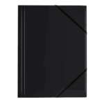 TETIS teczka kartonowa z gumką A4 BT600 czarna