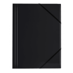 TETIS teczka kartonowa z gumką A4 BT600 czarna