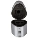 Temperówka FABER-CASTELL 3 otwory szara