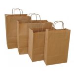 TORBY PAPIEROWE 305 X 170 X 340 MM ECOBAG BRĄZOWE