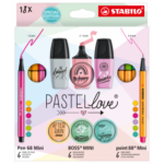 Zestaw STABILO PASTELlove PEN68 POINT 88 BOSS MINI
