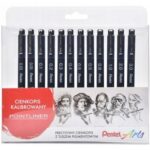 Zestaw cienkopisów kalibrowanych PENTEL S20P 12szt