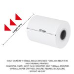 Rolka kasowa 57/30 termiczna OFFICE PRODUCTS a'10 - obrazek 2