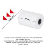 Rolka kasowa 57/20 termiczna OFFICE PRODUCTS a'10 - obrazek 2