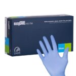 Rękawice nitrylowe Easycare L niebieskie a'100 - obrazek 2